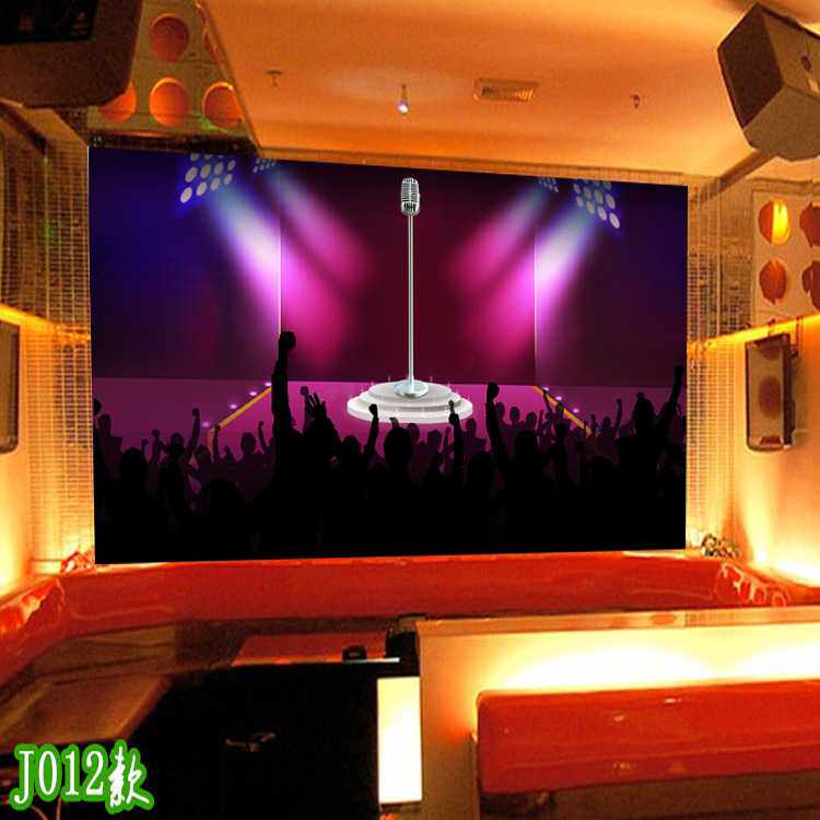 新款直销KTV壁纸3d立体墙纸电视背景无缝4d墙纸壁纸酒店宾馆主题