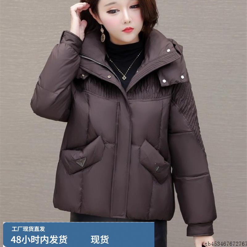 九江白鸭绒外套品牌女士2025年冬季短款小个子妈妈羽绒服高端保暖