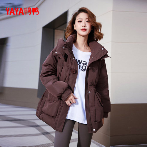 鸭鸭休闲羽绒服2024新款