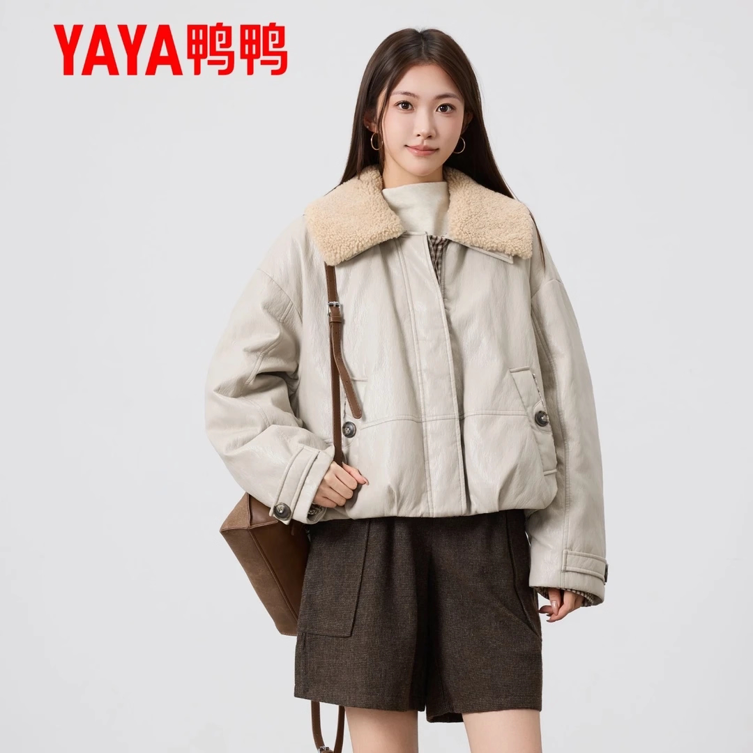 YAYA鸭鸭2026年冬季新款羽绒服女短款加厚保暖时尚百搭外套