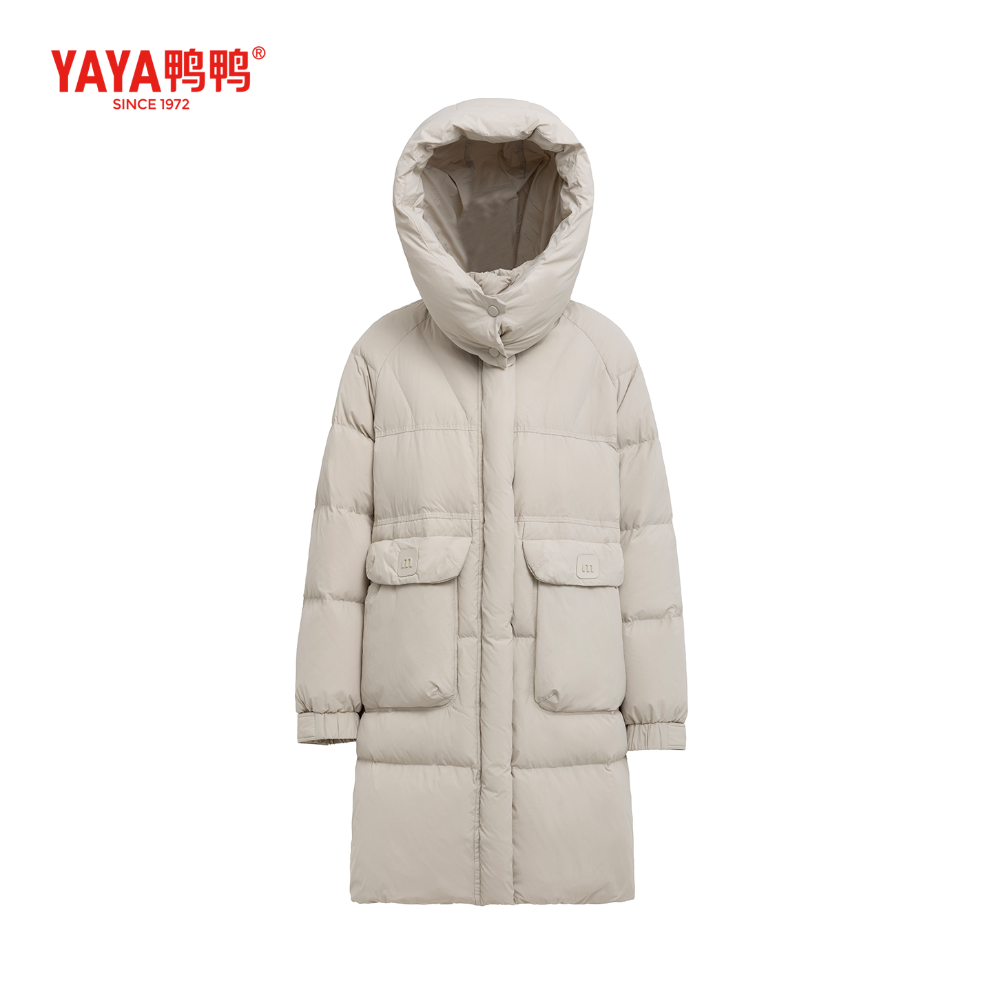 YAYA/鸭鸭25年冬季新款时尚休闲百搭韩版秋冬长款保暖羽绒服外套