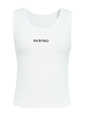 哥家官网女装2026夏新款正品百搭气质弹力修身字母U领背心130015