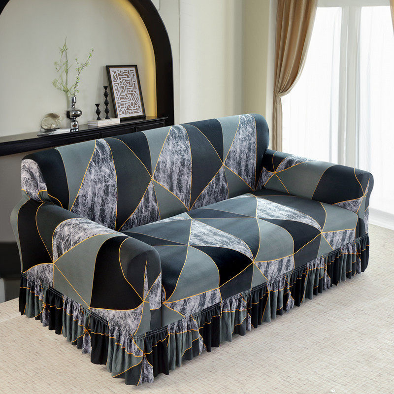 新品 一体式裙摆款沙发套万能弹力沙发罩全包组合沙发套罩跨,居家布艺,沙发套,淘宝优惠券,粉丝福利购,淘宝优惠卷