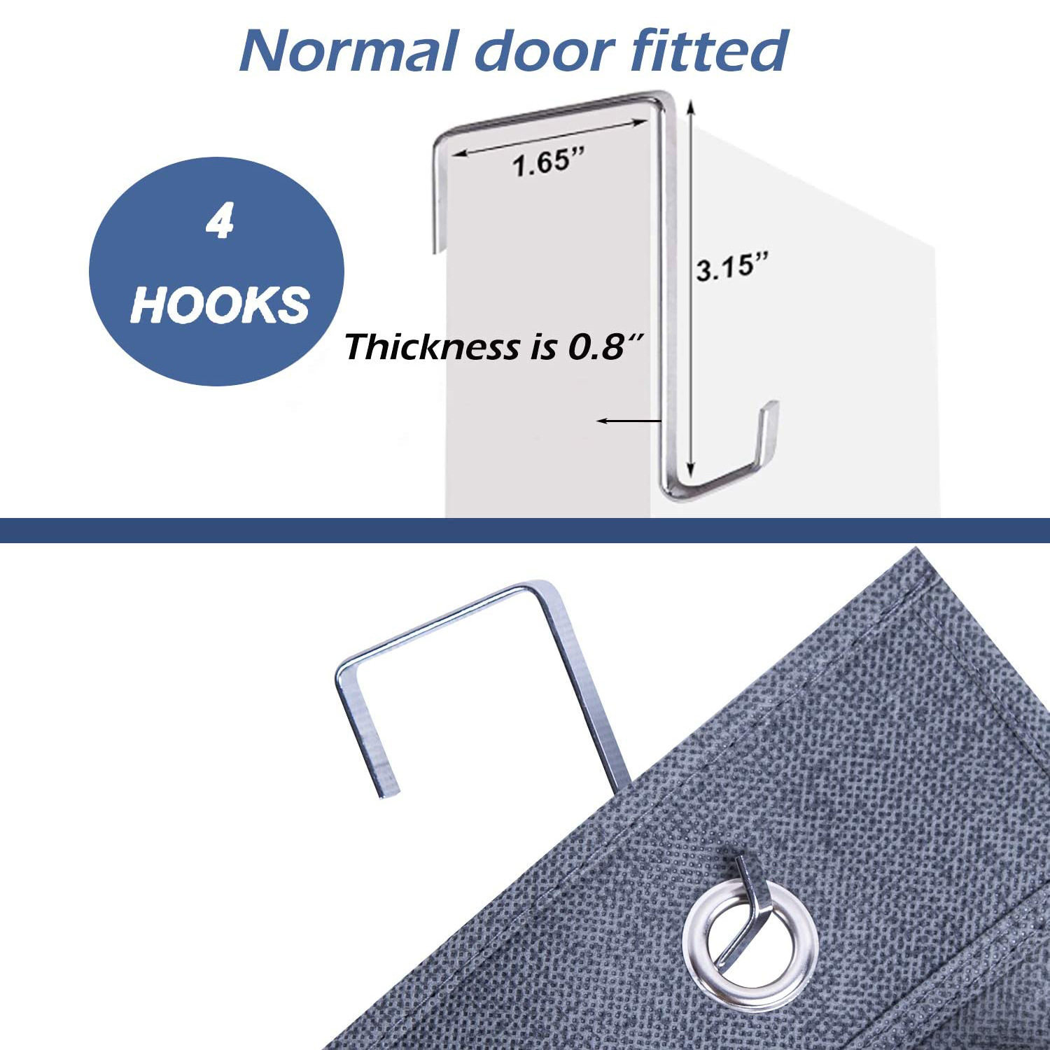 优选24格仿牛津亚麻无纺布13号鞋靴口袋仿麻布灰色门后收纳挂袋