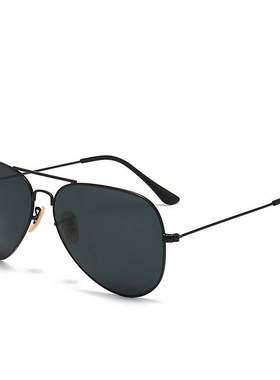 新款玻璃蛤蟆镜 时尚潮流休闲墨镜 钢化玻璃太阳眼镜93026