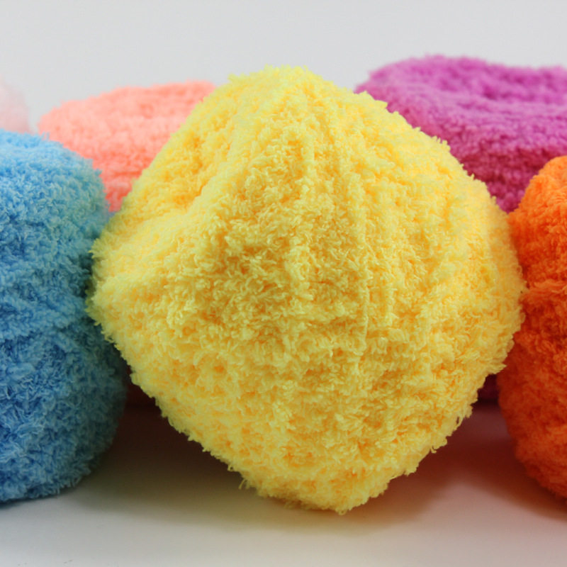 新品 珊瑚绒毛线 手工三股毛巾线 diy材料包 围巾线 戳戳绣勾包线,服饰配件/皮带/帽子/围巾,DIY编织材料包,淘宝优惠券,粉丝福利购,淘宝优惠卷