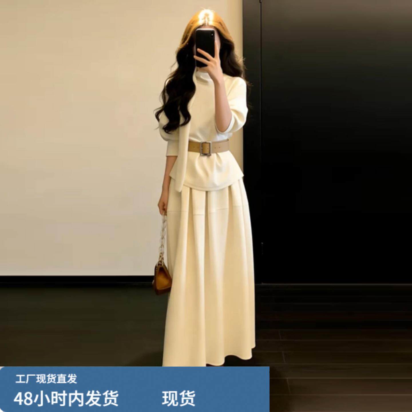 2026新款独特设计感针织高领连身裙子女秋冬季小个子长裙套装穿搭,运动/瑜伽/健身/球迷用品,瑜伽短裙,淘宝优惠券,粉丝福利购,淘宝优惠卷