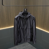 2025春季新款男士连帽夹克外套加大码（M-6XL)QT3099-8809-P145挂，男装夹克，钱塘6015（原D203）