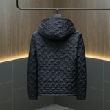 2025秋冬男士连帽棉衣QT3099-9903-P210挂拍(M-6XL)，男装棉衣，钱塘6015（原D203）