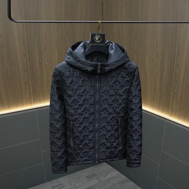 2025秋冬男士连帽棉衣QT3099-9903-P210挂拍(M-6XL),男装棉衣,钱塘6015（原D203）