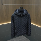 2025秋冬男士连帽棉衣QT3099-9903-P210挂拍(M-6XL)，男装棉衣，钱塘6015（原D203）