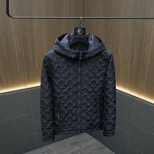2025秋冬男士连帽棉衣QT3099-9903-P210挂拍(M-6XL)图片