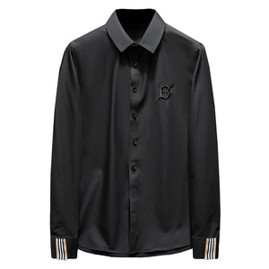 2025春季休闲长袖衬衫男加大码（M-6XL）QT6015-3305-P120沙发图图片
