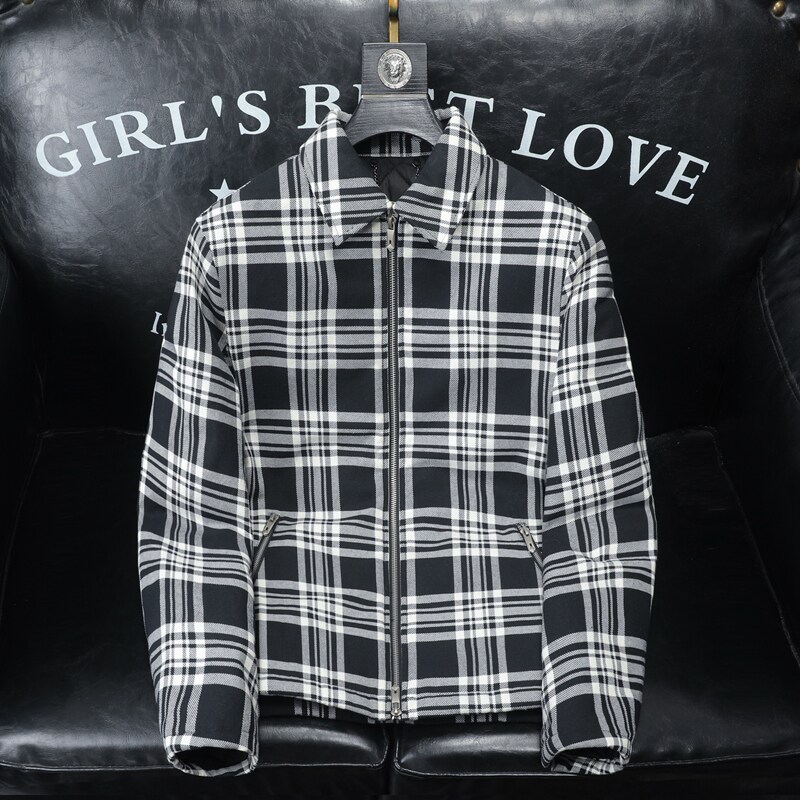 2025秋冬男士修身衬衫翻领棉衣外套棉服6015-92027-P145沙发,男装衬衫,钱塘6015（原D203）