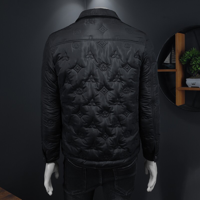 2025秋冬男士修身衬衫翻领棉衣外套棉服6015-31223-P210,男装衬衫,钱塘6015（原D203）