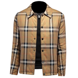 2025秋冬男士修身衬衫翻领棉衣外套棉服6015-92031-P245镂空，男装衬衫，钱塘6015（原D203）