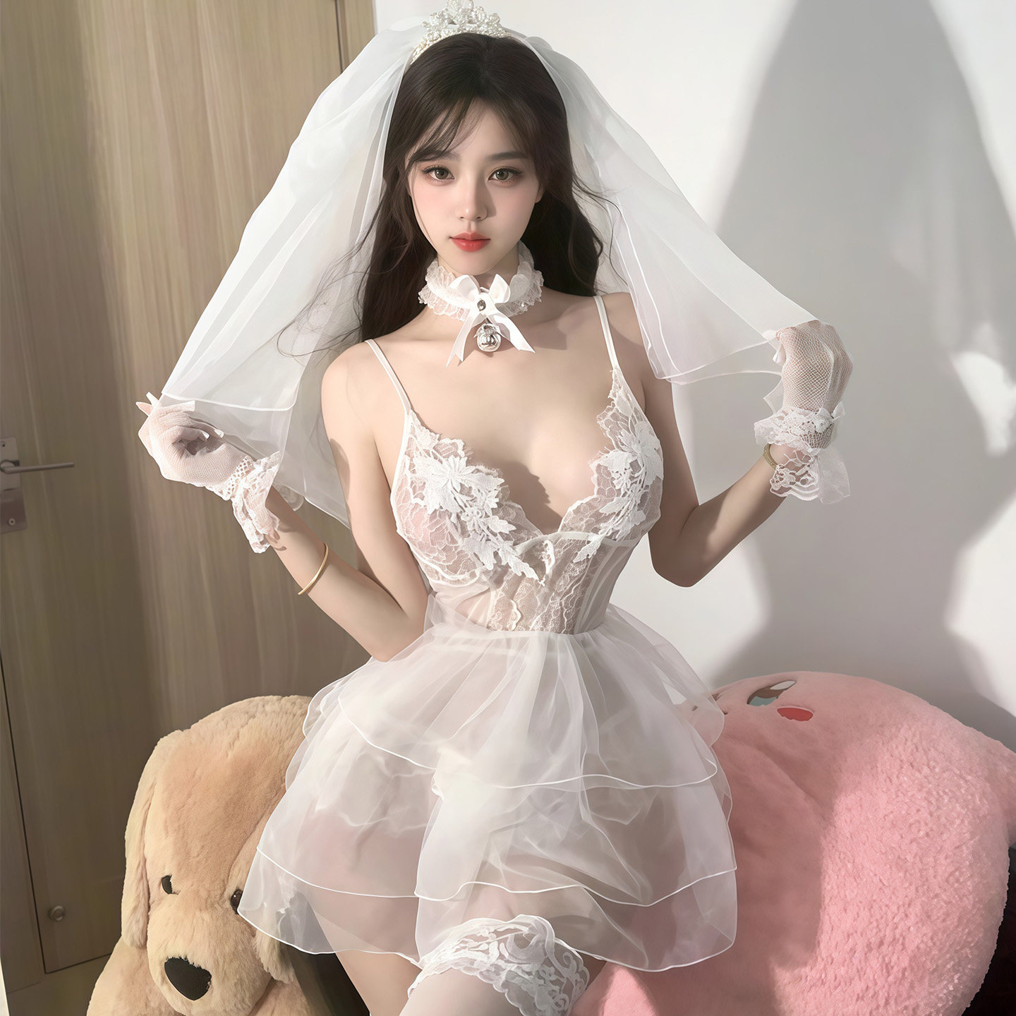 情感衣服性感内衣新娘cos禁欲系2025情调趣婚纱套装趣味独特制服