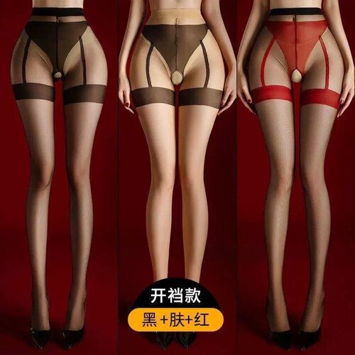 性感黑丝袜长筒吊带一体丝袜过膝情调蕾丝边春秋超薄款防勾丝袜女