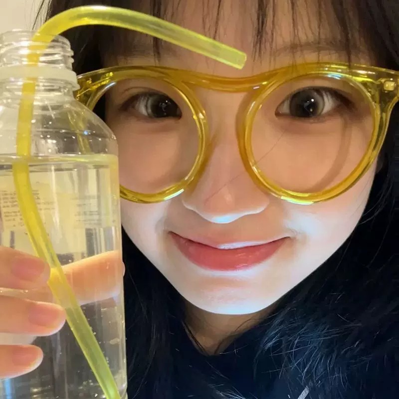 创意搞怪网红长眼饮料吸管