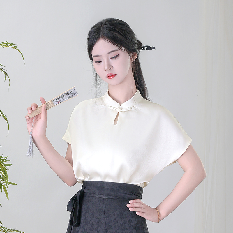 汉馥汉服上衣夏季新品新中式短衫