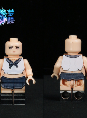 梦麟第四弹女性人仔球形关节素体第三方人仔积木玩具拼装2026新款