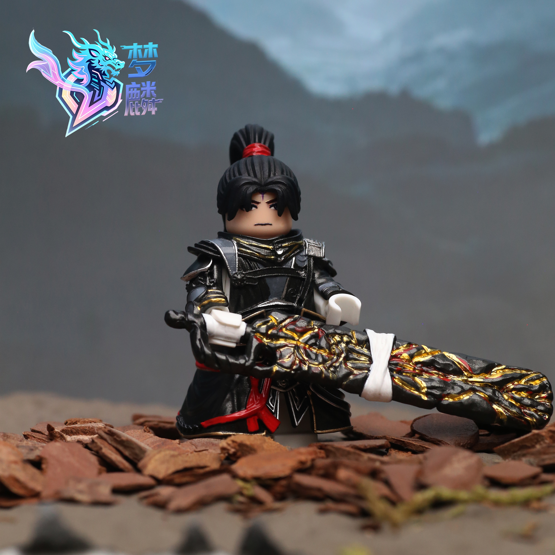 梦麟萧炎新人仔铠甲手办模型