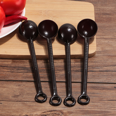 Milk tea specific precise fruit powder spoon, long handled coffee specific plastic 10g measuring spoon spoon, coffee sp