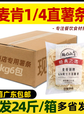 分装瓶收纳罐整箱麦肯14直薯条冷冻半成品薯条西餐咖啡厅奶茶店油