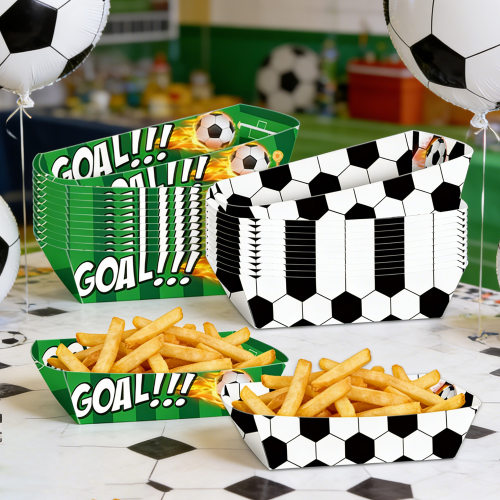 2026 Amazon Cross border Football World Cup Party Supplies Periphery Paper Disposable French Fry Box