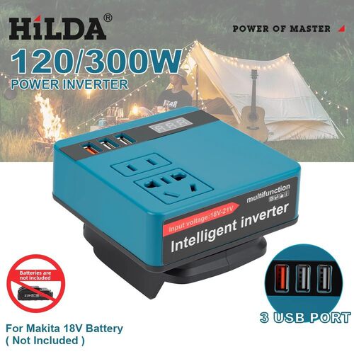 空盒子锂电池逆变器锂电工具电池逆变AC220VDC5V12V户外作业逆变