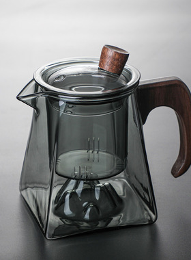 空盒子围炉煮茶器日式木柄创意观山泡煮茶壶家用可电陶炉加热花茶