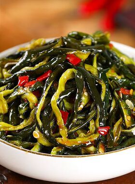分装瓶收纳罐脆爽黄瓜皮湖南特产农家腌制酱菜下饭菜即食爽口瓶装