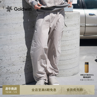 户外休闲抗撕裂防风宽松长裤 阔腿裤 秋冬新品 男女同款 Goldwin0