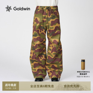 OAMC联名 男女同款 3L硬壳迷彩长裤 阔腿裤 户外休闲工装 Goldwin