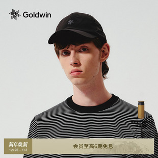 Goldwin夏季 纯棉棒球帽户外运动休闲LOGO刺绣调节扣帽子男女同款
