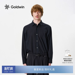 户外休闲高瀬贝纽扣宽松外套男女款 Goldwin羊毛衬衫 早春新品