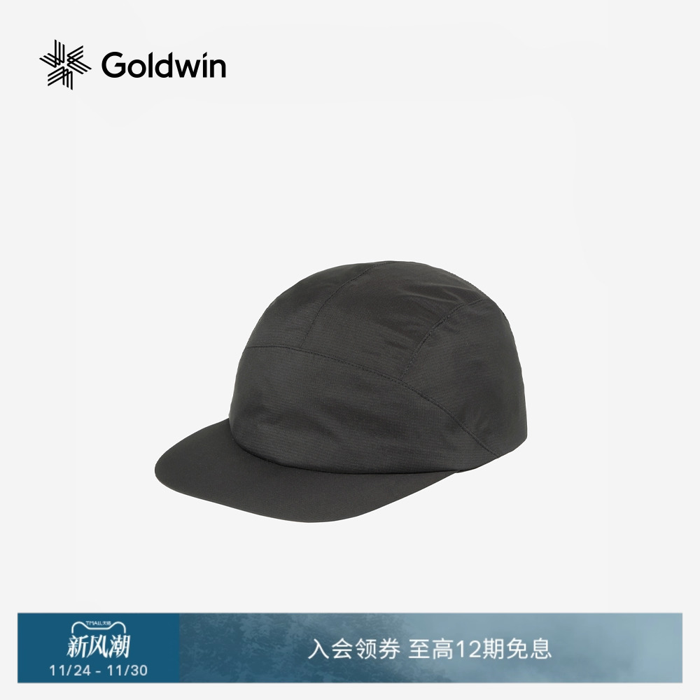Goldwin夏PERTEX防小雨棒球帽防泼水户外运动跑步帽子男女同款