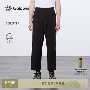 男女同款 长裤 轻量户外9分裤 Goldwin秋冬SOLOTEX防小雨锥形裤