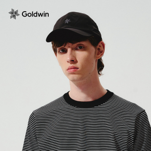 Goldwin夏纯棉棒球帽运动休闲LOGO刺绣调节扣男女同款 GL94186