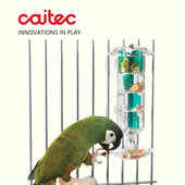 Caitec鹦鹉玩具益智鸟玩具觅食风车鹦鹉漏食藏食玩具适合中大鹦鹉