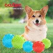 caitec宠物狗狗玩具球发声玩具球磨牙耐咬中小型犬解闷柯基法斗