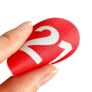 圆形数字贴纸 幼儿园号码贴编号饭店食堂课桌牌餐桌选手设备牌号墙面机台比赛选手号贴不干胶数字贴标签定制