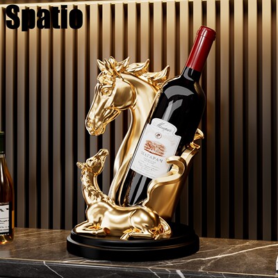 Spatio马到成功红酒架摆件装饰