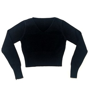 儿童秋冬季舞蹈毛衣外套兔绒包芯纱保暖女童针织小披肩练功服跳舞