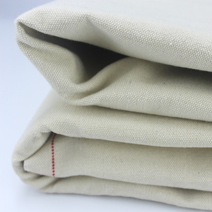 帆布白胚布纯棉细纯n棉白布料扎染布料帆布老粗布立裁布窗帘布桌