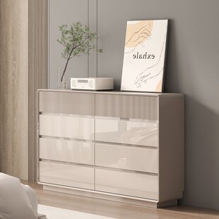 超薄斗柜b30cm主卧室八斗柜抽屉柜轻奢储物置物柜现代简约窄床尾