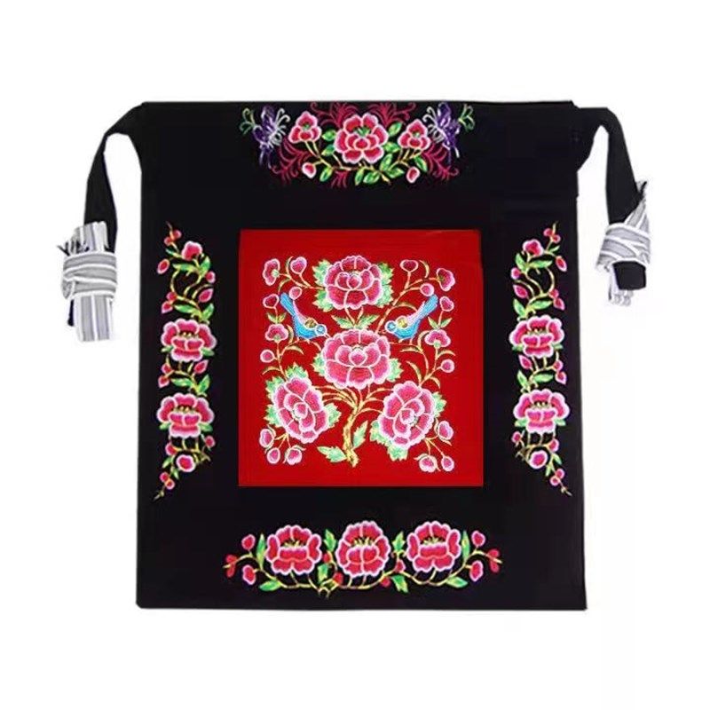 云南老式小孩背巾贵州传统婴儿背带布四川背娃初生宝宝背扇后背式