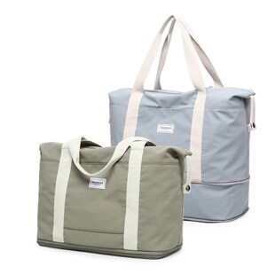 手提旅行包大容量行李袋女扩充干湿分离健身待产登机包便携住校男