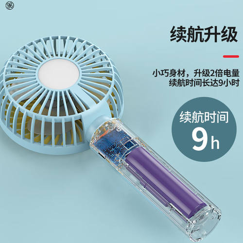 手持小风扇迷你usb可充电大风力电池户外手拿随身便携式办公室桌