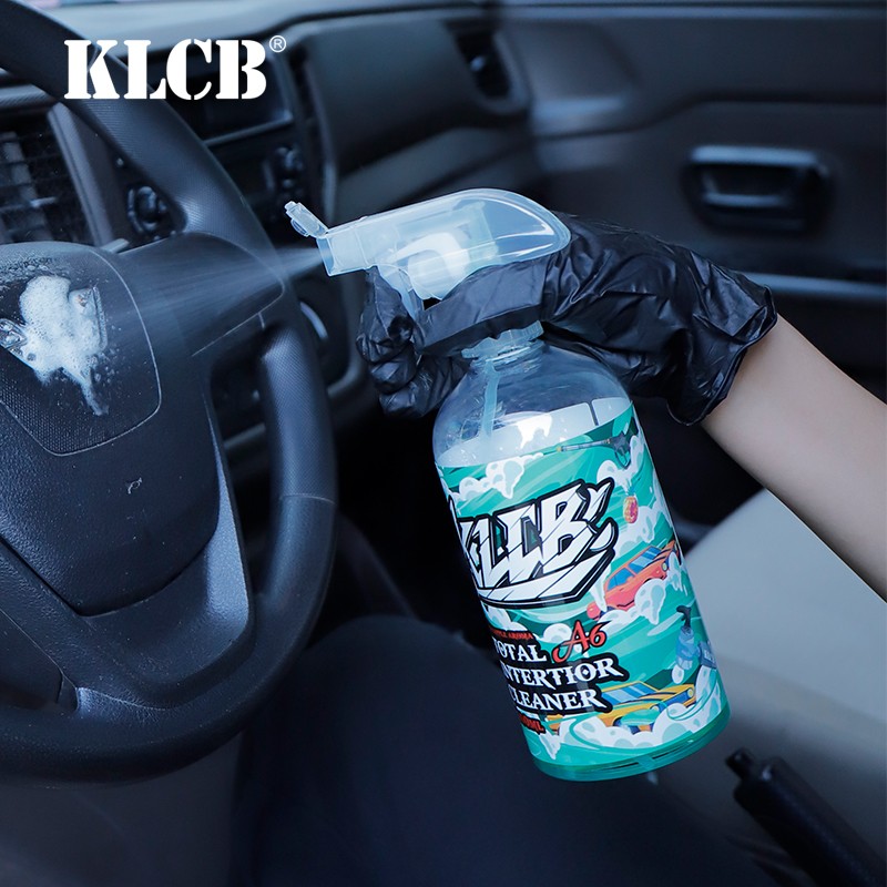 KLCB苛力A6汽车内饰清洗剂中性清洁顶棚方向盘座椅多功能泡沫洗车